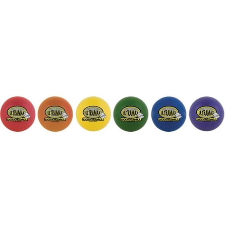 Champion Sports Champion Sports URS6SET 6 in. Rhino Skin Ultramax Ball Set; Rainbow Color - Set of 6 URS6SET